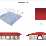 Шатёр для выставок 15х15